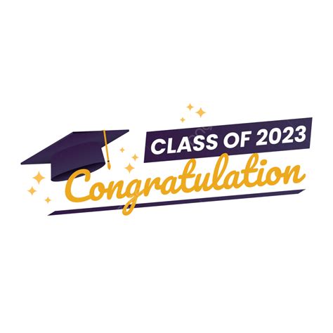 Congratulation For Graduating Class Of 2023 Vector Graduation