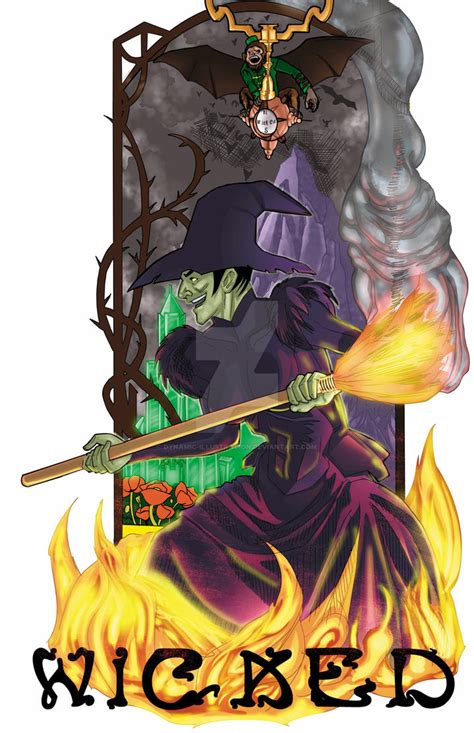 Wicked Witch Of The West By Dynamic Illustration On Deviantart