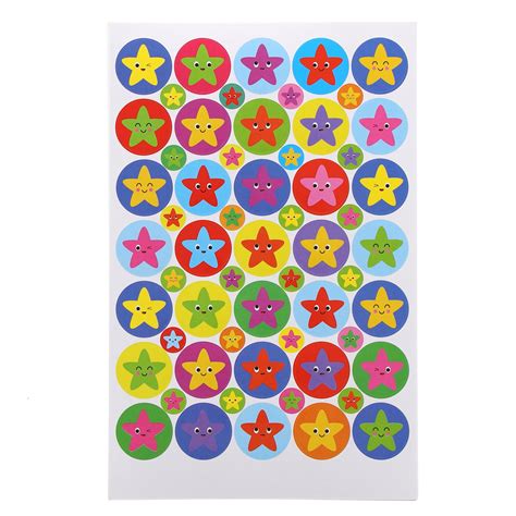 G1778899 Classmates Star Stickers 24mm And 10mm Pack Of 885 Gls