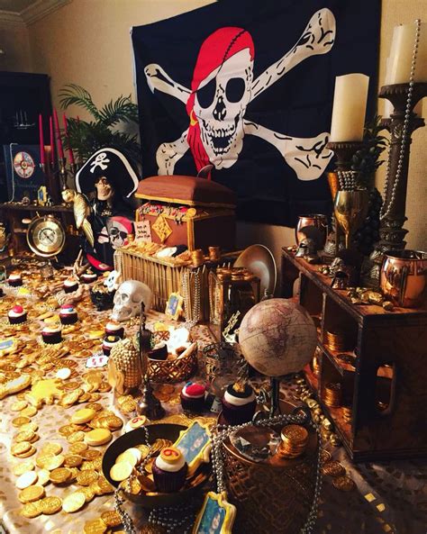 Every Pirate Has Treasure A Perfect Dessert Table Filled With Sweet