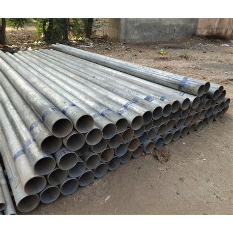 Galvanised Round 150mm Jindal Galvanized Pipe For Waterlinepole