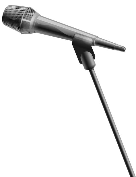 Microphone clipart stand clipart, Microphone stand ...