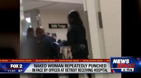 Detroit Cop Charged After Video Shows Officer Beating Naked Woman In Emergency Room Wgn Tv