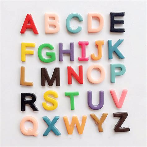26 Letters Fridge Magnets Alphabet Intelligence Development Toy Kids