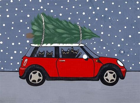 Red Mini Christmas Tree By Ryan Conners Mini Cooper Mini Christmas