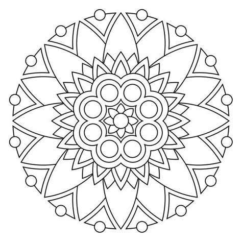 Mandala Drawing Easy At Getdrawings Free Download