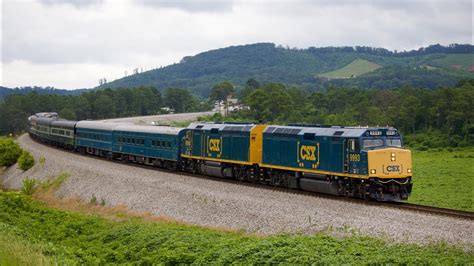 Csxs Presidential Office Car Special Train Out Of Atlanta June 23