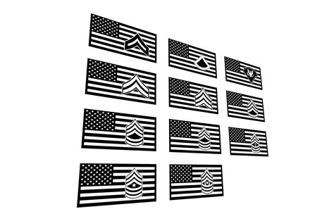 Army Decal Army Flag Decal Army Rank Decal Soldier Decal Etsy