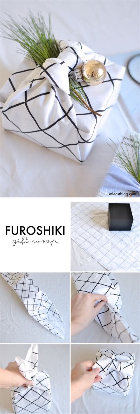 at least geschenke kreativ mit stoff verpacken furoshiki and diy geschenkband