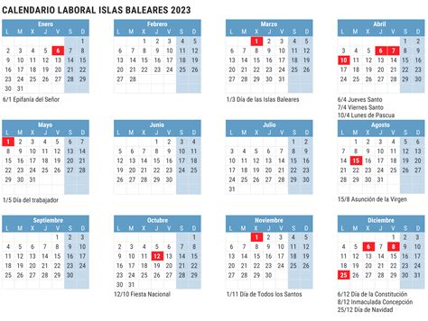 Calendario Laboral Baleares 2023 Festivos Y Puentes Cómo