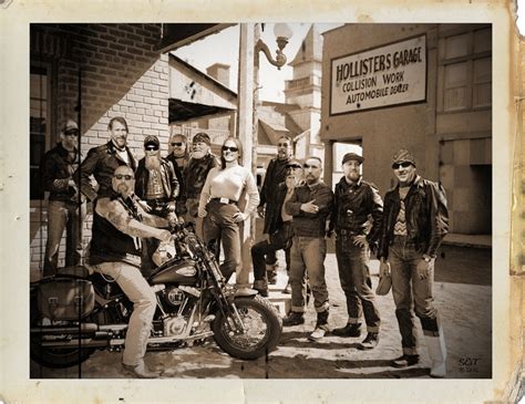 Boozefighters Motorcycle Club Chapter 6 Marlon Brando Vintage Movie