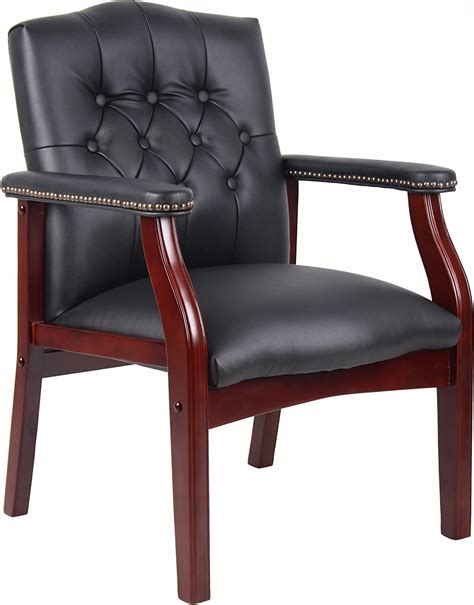 Boss Office Products B959 Bk Ivy League Executive Guest Chair In Black