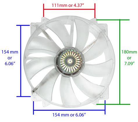 What Are The Dimensions Of The 200mm Megaflow Fan Cooler Master Faq