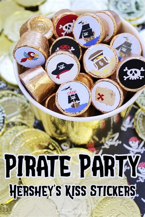 Pirate Party Favor Stickers 180 Count Pirate Themed Birthday Party