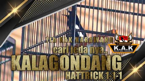 Kacer Kalagondang Hattrick Di Anniversary Kak Karawang Tiket Utama Di
