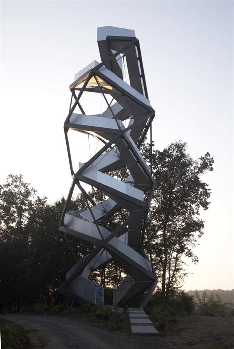 Observation Tower On The River Mur Terrainloenhartandmayr Archdaily