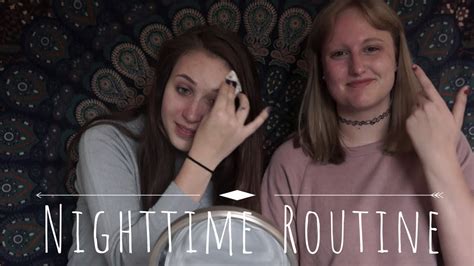 Nighttime Routine Facial Cleaning Youtube