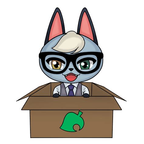 Raymond In Boxes Pin Mirrorgempins Animal Crossing Fan Art Anthro