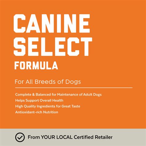 We carry a wide variety of dog and cat pet foods. Red Flannel® Canine Select Formula All Breeds Adult Dog Food