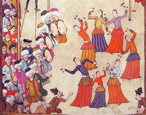 Ottoman Dancers Turkish Culture Egyptian Dance Art