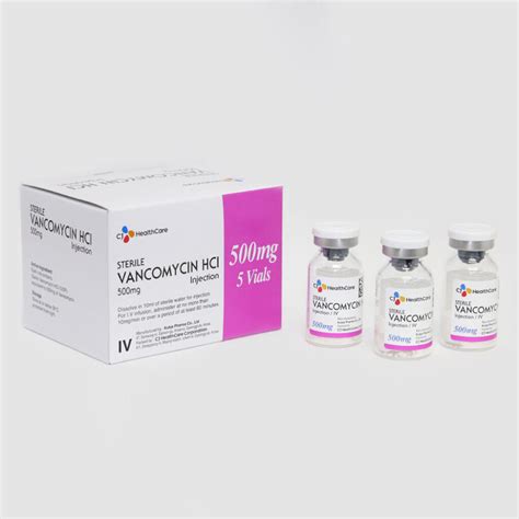 VANCOMYCIN INJECTION 500MG (5s) - Zyfas Pharma