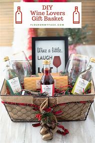 Christmas Wine Gift Basket Ideas