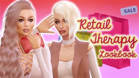 The Sims 4 Retail Therapy Lookbook Youtube
