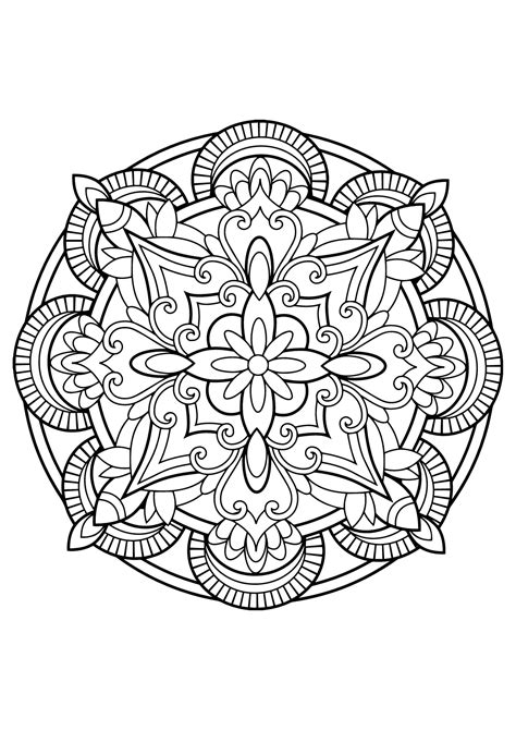 Allow the children to mix the different colors of paint on their papers and talk they created. Free Online Mandala Coloring Pages For