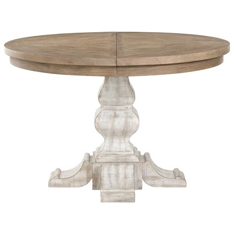 5 piece pedestal table set. Riverside Furniture Madison Farmhouse Round Pedestal ...