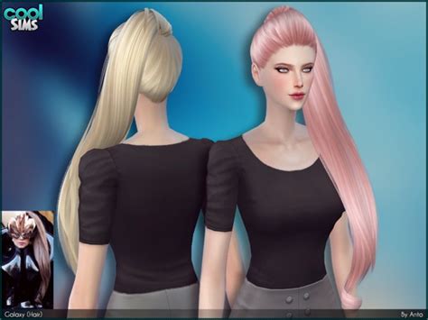 Anto Galaxy Hair By Alesso At Tsr Sims 4 Updates