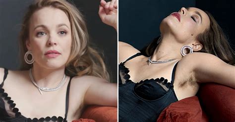 Rachel McAdams Proudly Displays Armpit Hair In Raw Photoshoot VT