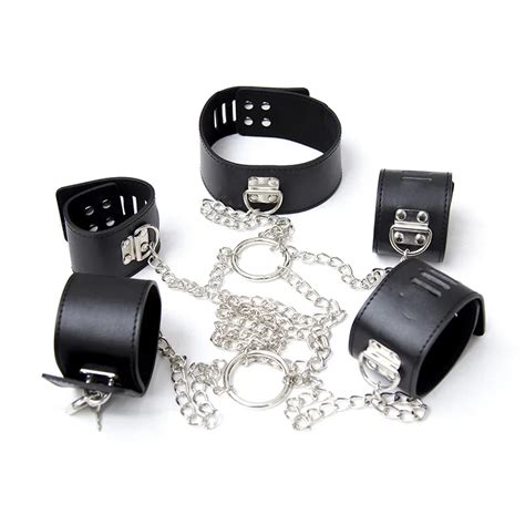 handcuffs for sex accessories erotic bdsm collar slave bondage restraints sex toys for woman