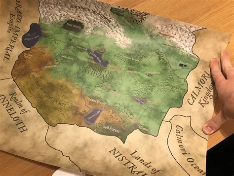 My Matte Printed Dandd Wonderdraft Map Has Arrived In Time For Campaign