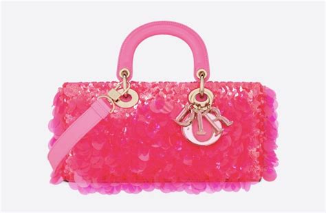 Christian Dior Lady D Joy Bag Fluorescent Pink ༺♡༻
