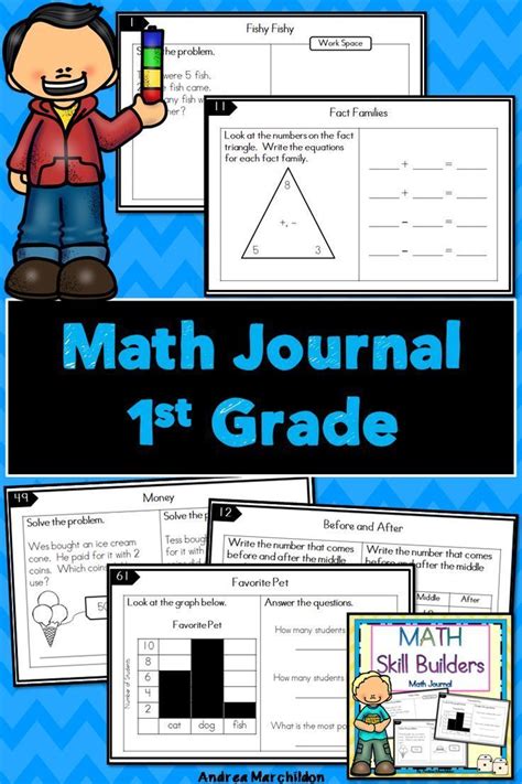 This 1st Grade Math Journal Is Perfect To Review And Practice Math