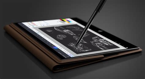 No, it's not a leather cover. HP Spectre Folio 13