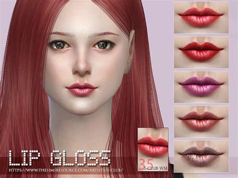 Lipstick For All Age Enjoy Thank You Found In Tsr Category Sims 4