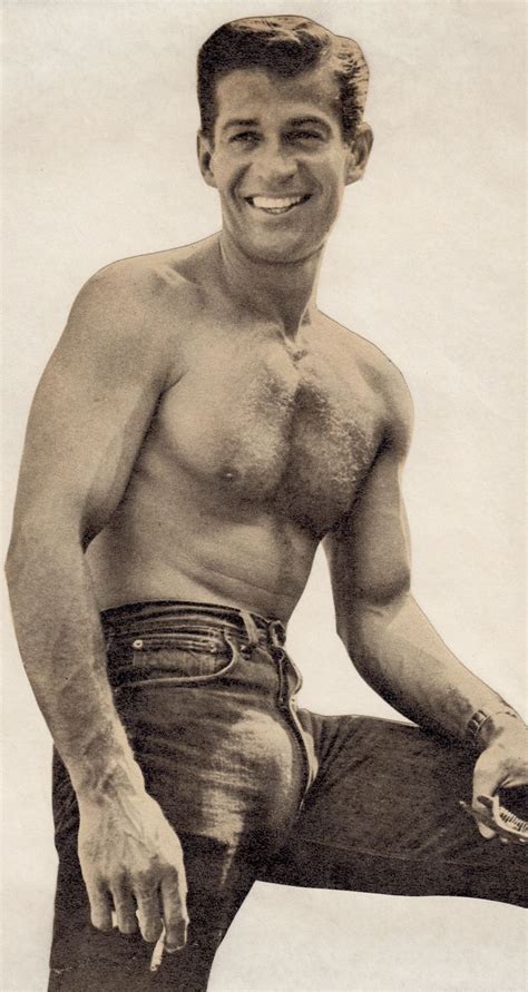 George Nader Actor 1950s Vintage Clipping Minkshmink Macho