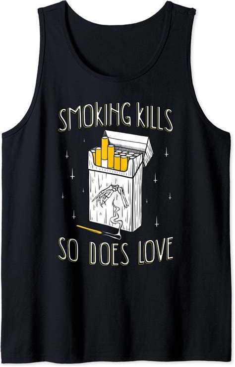 Smoking Kills So Does Love Aesthetic Soft Grunge Clothing Tank Top