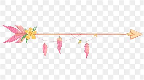 Watercolor Feather Arrow Png Transparent Images Free Download Vector