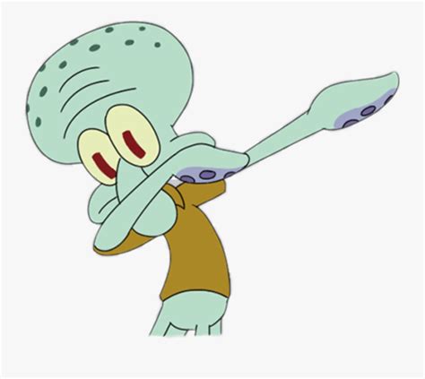 Clip Art Collection Of Free Dab Squidward Dabbing Free