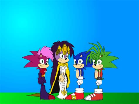 Sonic The Hedgehog Images Queen Aleenasonic Manic And Sonia Hd