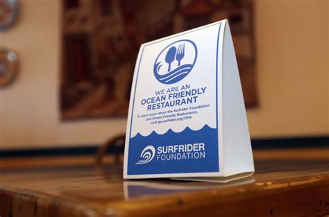 Ocean Friendly Restaurants Offer Good Food Sustainably