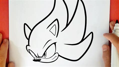 Como Desenhar O Super Sonic Youtube