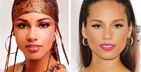 Alicia Keys Nose Job Before And After Plastic Surgery Pictures