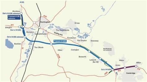 Cambridgeshires A14 Could Receive Motorway Designation Bbc News