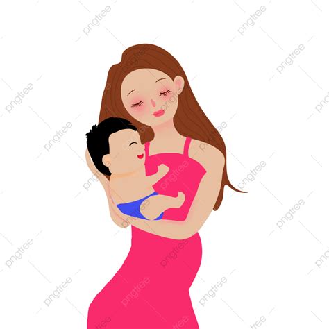 Mother Holding Baby Clipart Png Images Mother Holding Baby Mom Baby
