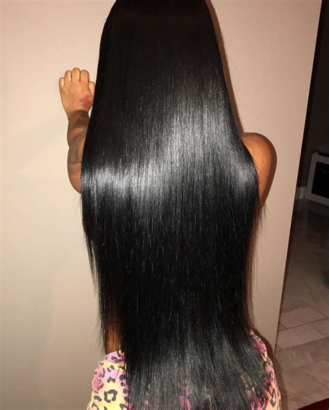 Beautiful Long Hair Gorgeous Hair Brazilian Straight Hair Weave Long Straight Black Hair Pin