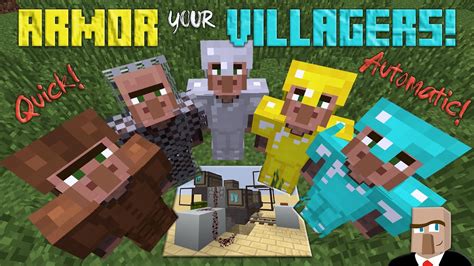 Armor Your Villagers In Vanilla Minecraft Youtube