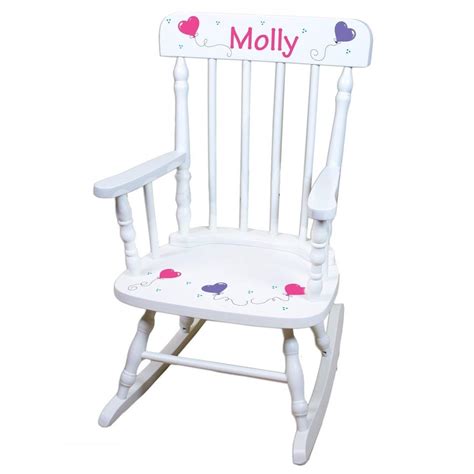 Hand Painted Personalized Childs Rocking Chair Simplyuniquebabyts